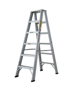 Aluminium Double-Sided A Shape Ladder 6 Steps (IDSL6)