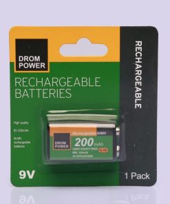 DROM Power Rechargeable 9V Battery