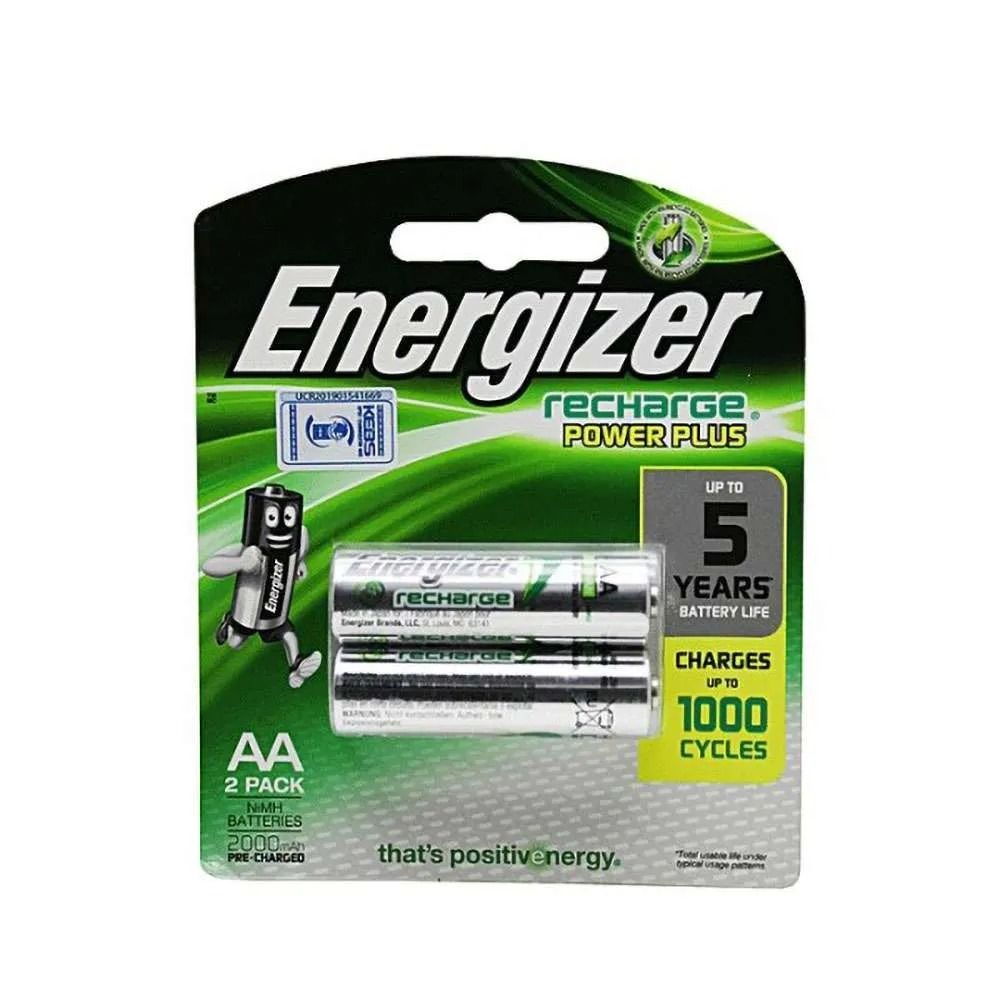 Energizer Rechargeable AA Battery 2-Pack