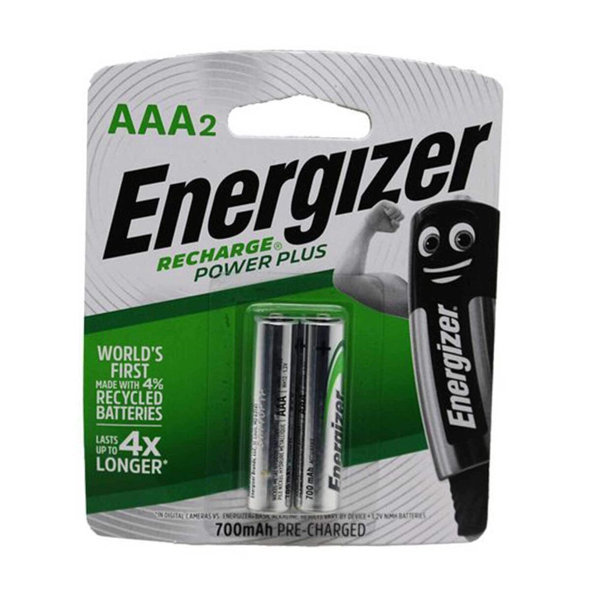 Energizer Rechargeable AAA Battery 2-Pack