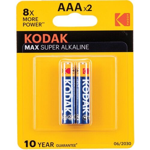 Kodak AAA 1.5V Alkaline Batteries (2-Pack)