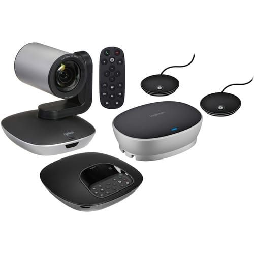 Logitech Group Video Conferencing Bundle with Expansion Mics for Big Meeting Rooms