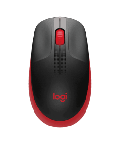 Logitech Wireless Mouse Full Size M190 – Red (910-005908)