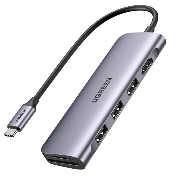 Ugreen 3 Port 6 in 1 Multifunction Adapter