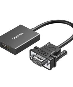 Ugreen CM611 HDMI Male to VGA Female Converter 0.15 Meter Adapter (UG- 90813)
